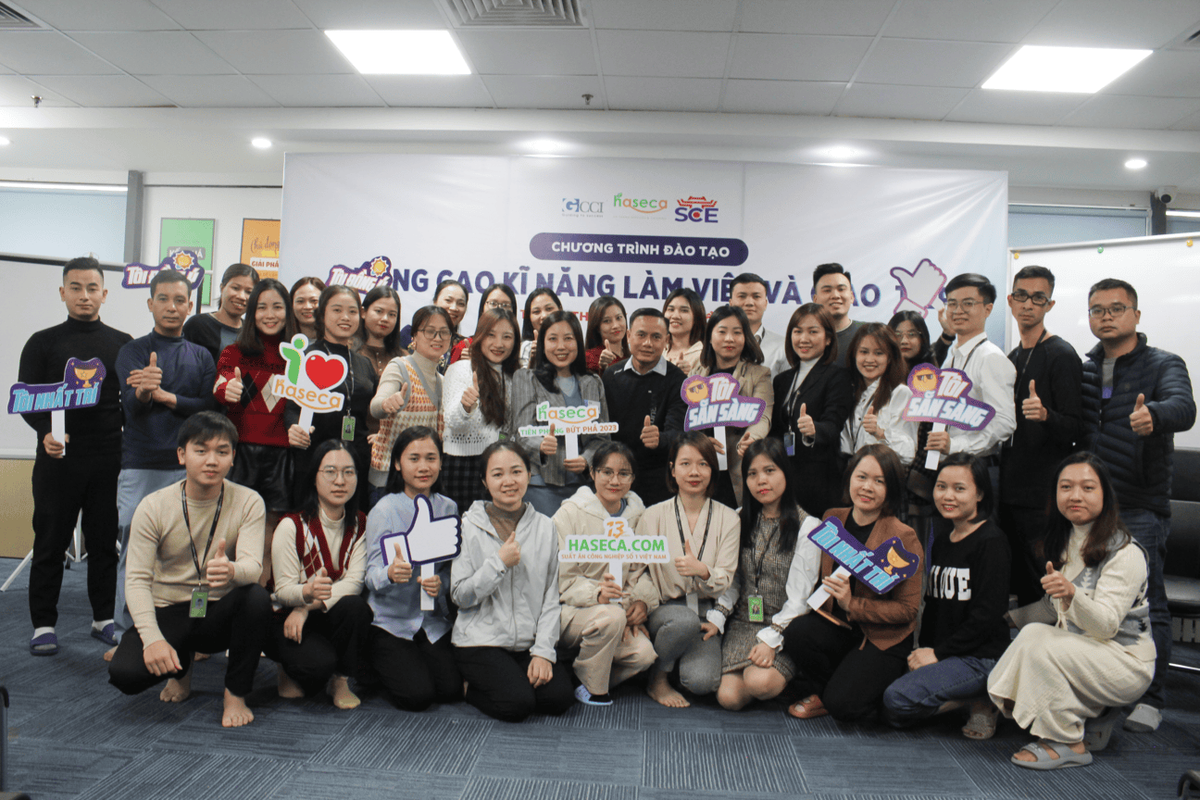 Chương trình đào tạo kỹ năng làm việc và giao tiếp tại Haseca