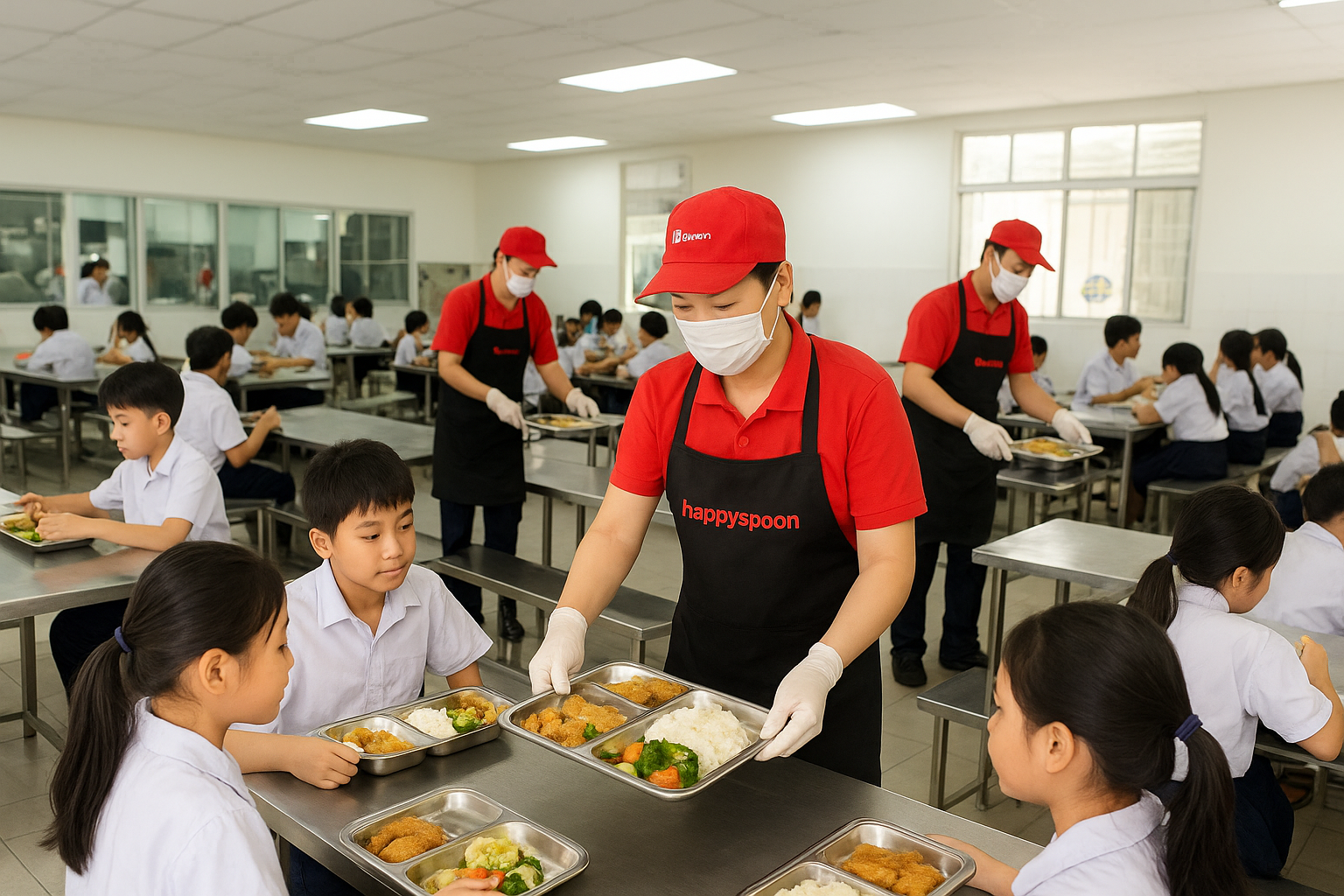 Bếp ăn tập thể, dịch vụ bếp ăn tập thể, suất ăn công nghiệp, suất ăn tập thể, công ty bếp ăn tập thể, bếp ăn tập thể cho công nhân, bếp ăn tập thể cho trường học, bếp ăn tập thể cho bệnh viện, giá bếp ăn tập thể, tổ chức bếp ăn tập thể, an toàn vệ sinh bếp ăn tập thể